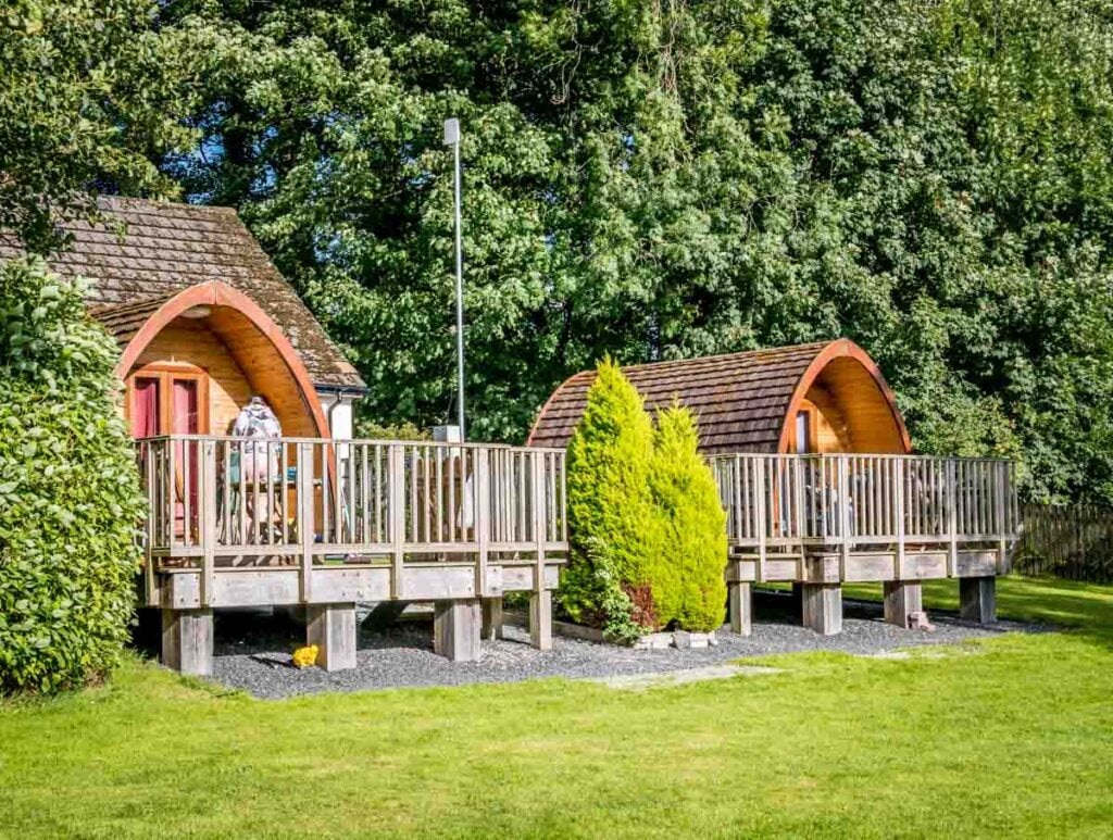 pods at keswick camping and caravan club site