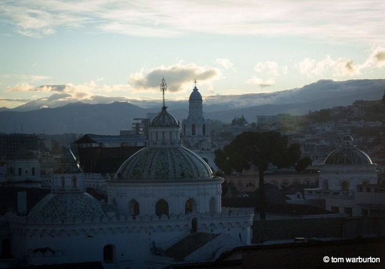 Quito skyline