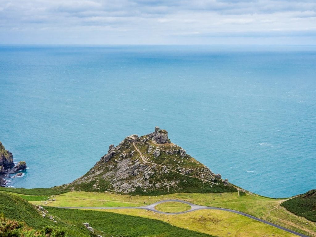 castle rock and the sea