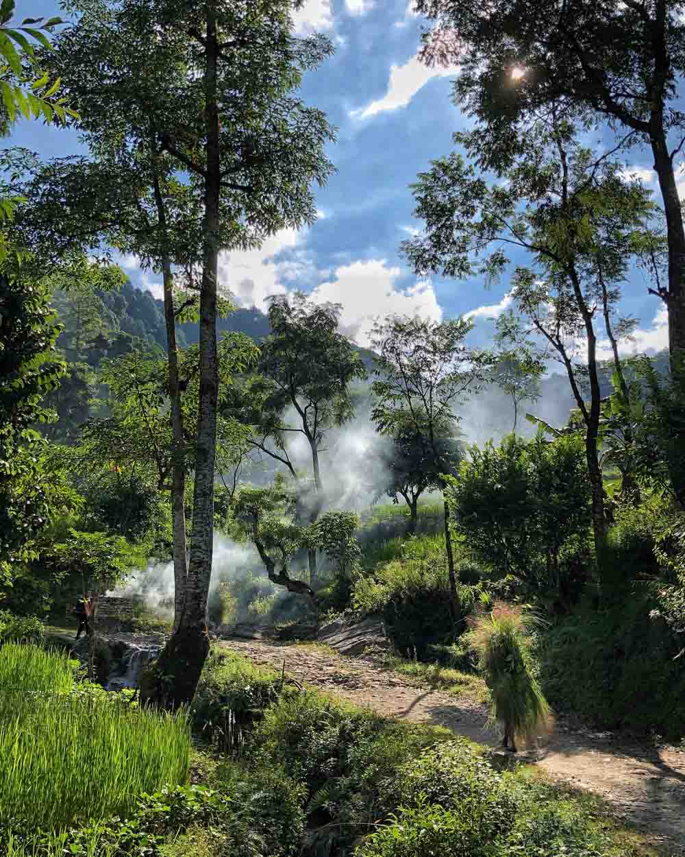 rural scene nepal