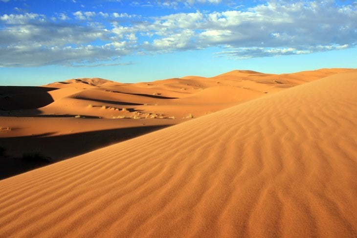 The Sahara desert