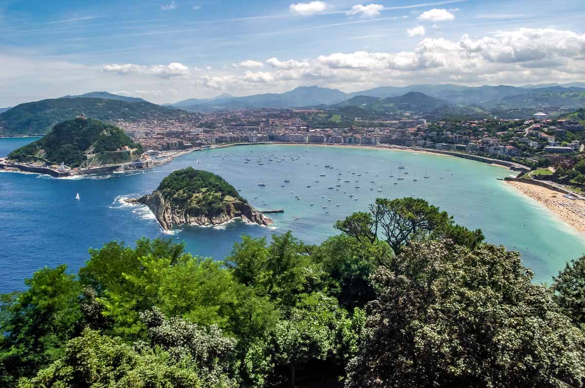 San Sebastian from Monte Igueldo