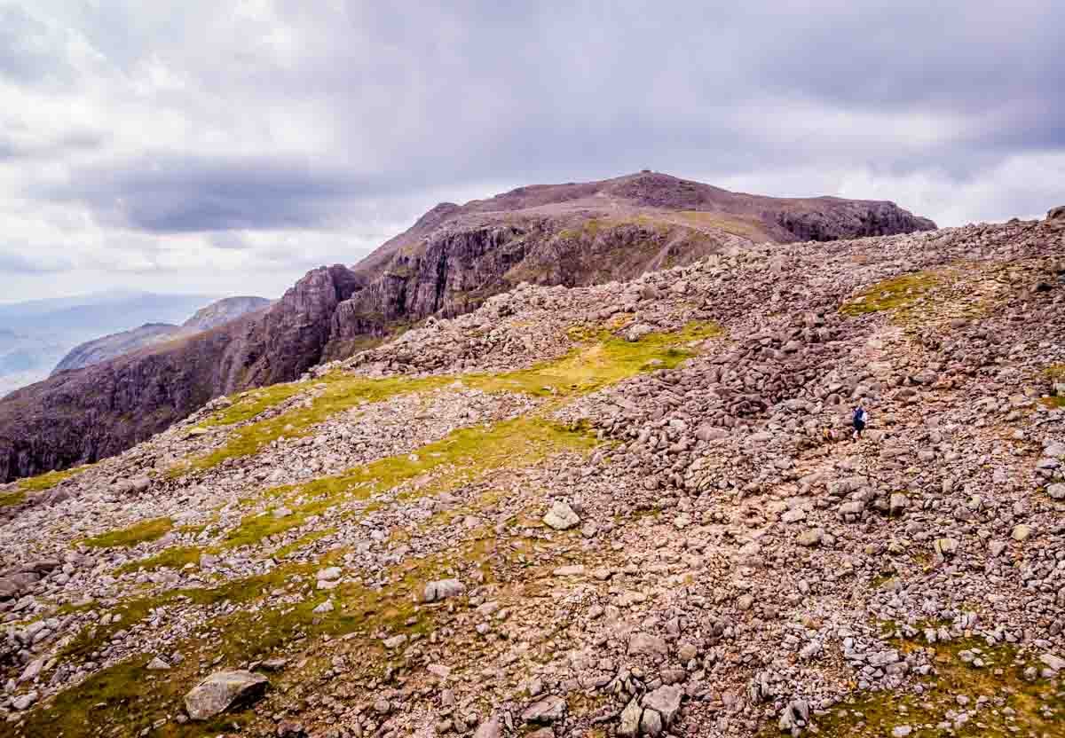 scafell pike summit in view