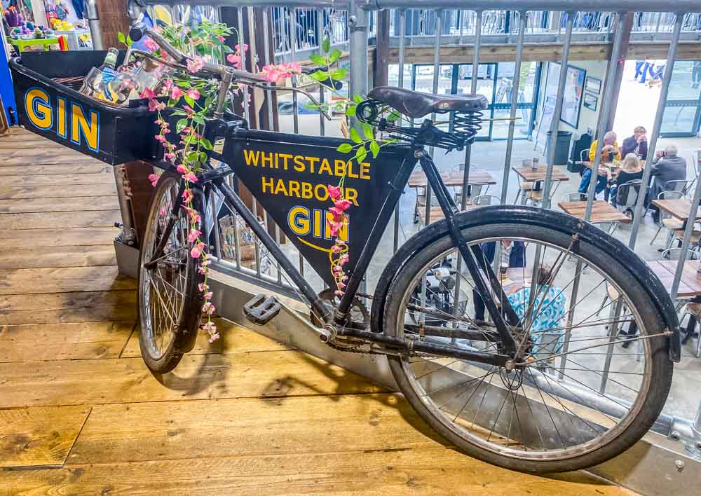 South Quay shed bike