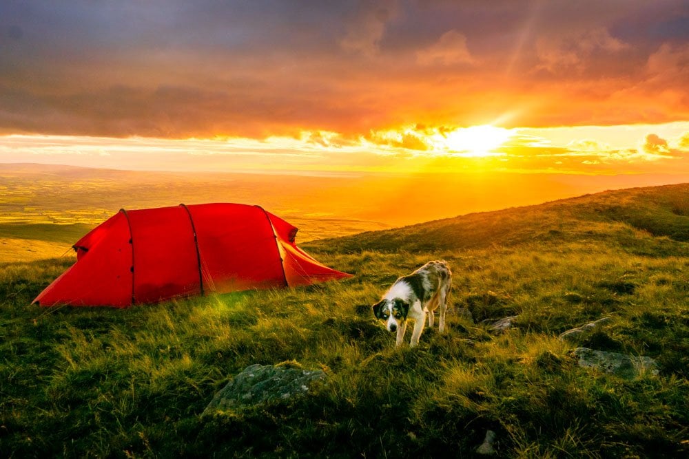 sunrise wild camping