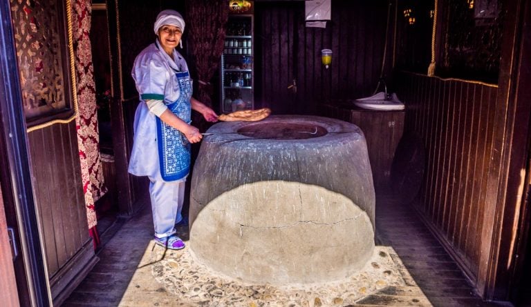 Azerbaijan – Təndir Bread in Old City Baku