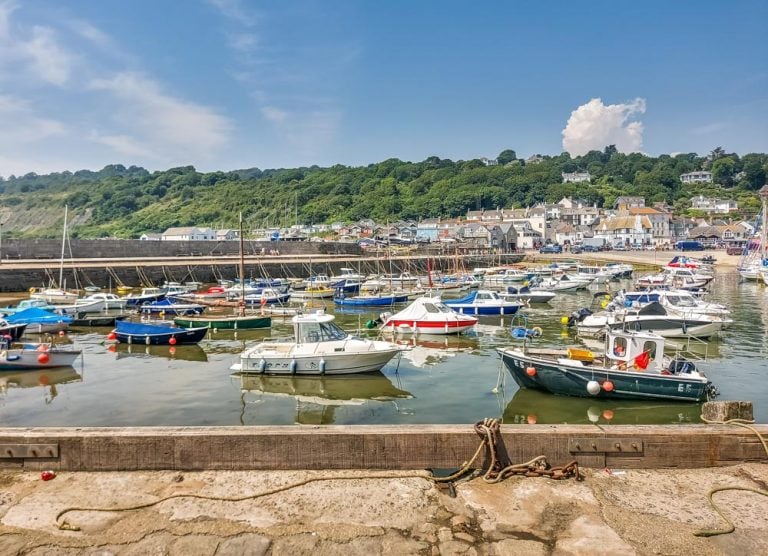 The Seaside Town Of Lyme Regis