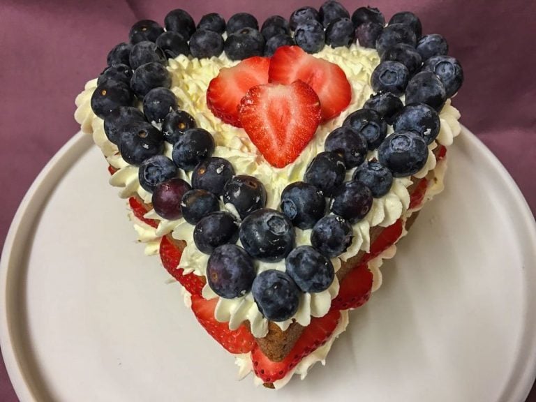 A Fruity Heart Cake Recipe