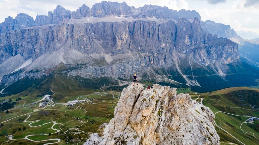 Via Ferrata Piz da Cir V and the Sella