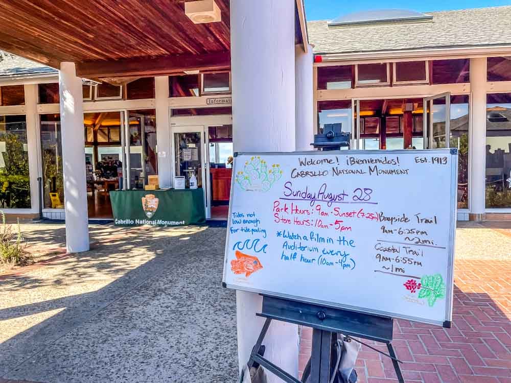 visitor's center entrance