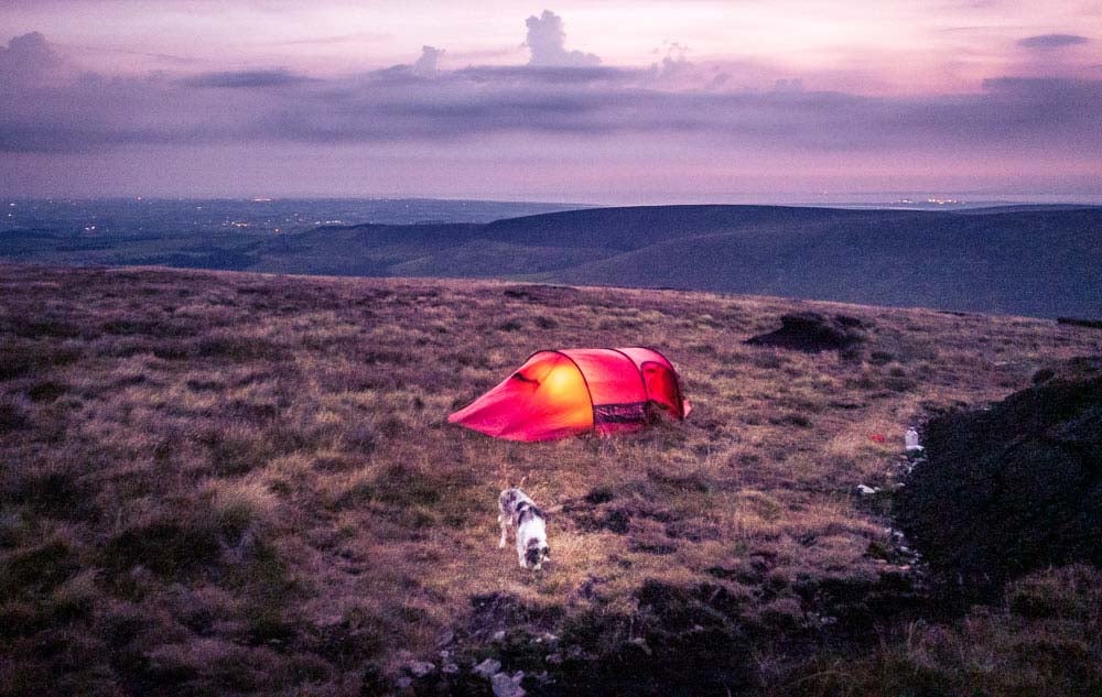 wild camping tent