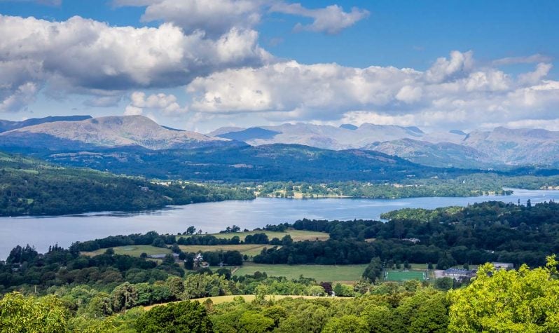 windermere from orrest head